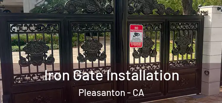  Iron Gate Installation Pleasanton - CA